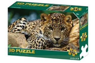 Obrázek z Puzzle 3D - Jaguár 100 dílků 
